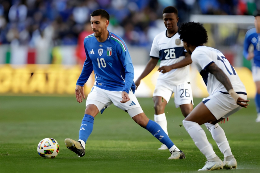 意大利队连续第二场击败南美代表队